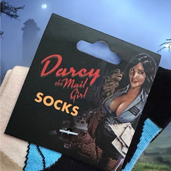 Darcy the mail girl the last drive in socks Joe bob Briggs jamboree - Picture 5 of 7